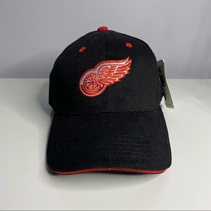Black Detroit Redwings Hat